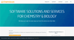 Desktop Screenshot of chemaxon.com